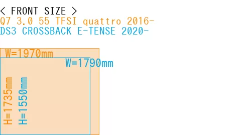 #Q7 3.0 55 TFSI quattro 2016- + DS3 CROSSBACK E-TENSE 2020-